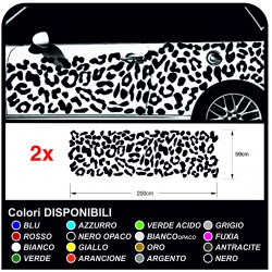 Autocollants de voiture graphiques zèbre Camouflage des zébrures