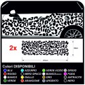 Adesivi per auto grafica maculata Camouflage Giaguaro strisce Safari decorazione auto tuning decals