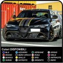 Stickers Roof bonnet buckle for Alfa Romeo Giulia or viper car decoration rally strips