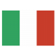 Adesivo per auto bandiera italiana cm27x18