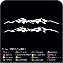 Côté adhésif de la montagne en 4x4 cm 90x10