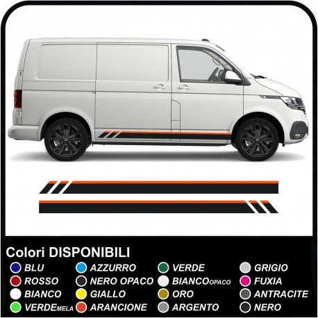 Adhesivos de TRÁNSITO de M-SPORT en dos tonos Laterales y capó, Van gráficos, van pegatinas calcomanías de rayas ford transit