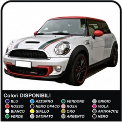 Pegatinas de dos tonos MINI COOPER S de los paneles CAPÓ de un mini cooper del dos-tono