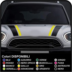 Aufkleber für mini cooper klebestreifen mini cooper Bonnet Stripes - bänder, selbstklebende motorhaube