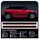 Pegatinas de dos tonos MINI COOPER S de los paneles LATERALES de un mini cooper del dos-tono