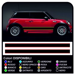 Stickers two-tone MINI COOPER S SIDE panels mini cooper two-tone