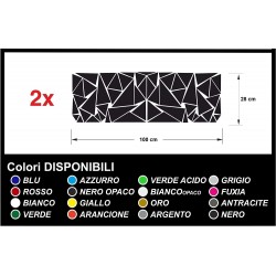 Des autocollants sur les côtés-motorcycle helmet Triangles Ensemble complet de Camouflage pour la voiture Décalcomanie