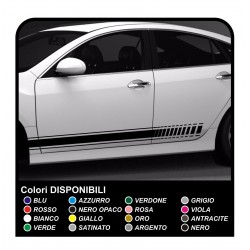 Adhesive strips Car Stickers Side Stripes Decals Stripes cm180 UNIVERSAL