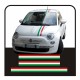 Stickers FIAT 500, style, abarth 500 stickers decals KIT bands Italian 500