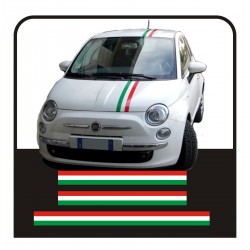 Pegatinas FIAT 500, el estilo, el abarth 500 pegatinas calcomanías KIT de bandas italianas 500