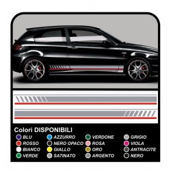 adhesive side ALFA ROMEO 147 DUCATI CORSE decal kit ALFA 147 adhesive strips