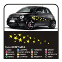 stickers for car-STAR 34PEZZI KIT 500 star SMART stars FIAT car stars stickers