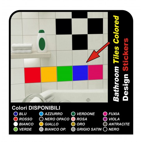 9 adhésifs pour carreaux de 15x15cm Décoration Stickers Carrelage Cuisine et salle de bains