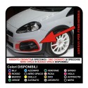 FULL KIT WITH STICKERS AND FOG LIGHTS FOR GRANDE PUNTO ABARTH BUMPER