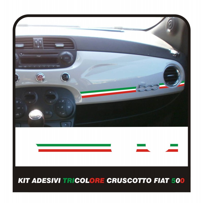 Aufkleber für den FIAT 500 ABARTH ARMATURENBRETT Italien FIAT 500