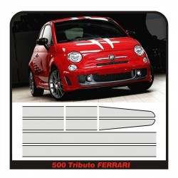 Adhésifs, bandes adhésives pour la fiat 500 abarth TRIBUTO FERRARI bandes 695 tuning