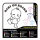 baby on board 2 stickers car glass and the boot lid new funny Baby on board
