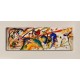 Quadro Kandinsky Watercolor - WASSILY KANDINSKY Watercolor Quadro stampa su tela canvas con o senza telaio