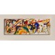 The framework Kandinsky Watercolor - WASSILY KANDINSKY Watercolor Picture print on canvas with or without frame