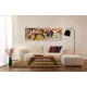 The framework Kandinsky Watercolor - WASSILY KANDINSKY Watercolor Picture print on canvas with or without frame