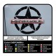 adhesives for door jeep renegade star military consumed to be affixed on the logo (large version)