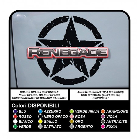 decals star jeep renegade stickers side star stickers decal