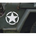 2 Adesivi stella militare per Jeep Renegade 4x4 US ARMY