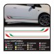 KIT ADESIVI LATERALI ITALIA SUPER SPORT TRICOLORE STICKER