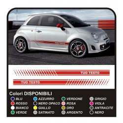 Adesivi fasce stradale KIT 500 strisce laterali fascia