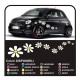 Kit aufkleber 18 GÄNSEBLÜMCHEN aufkleber blumen cars Flowers stickers NEW