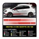 Stripe Self Adhesive Sticker Side Stripes Decals Stripes cm180 UNIVERSAL