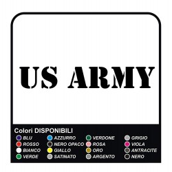 2 US ARMY STICKERS Car Bumper Vinyl Sticker - 20 cm x 3 cm