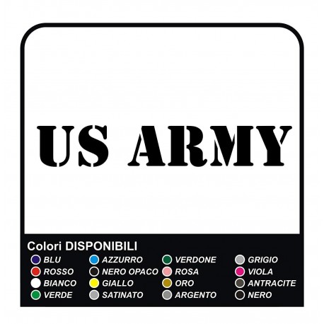 2 Aufkleber US Army Auto autoaufkleber Vinyl-50 cm 