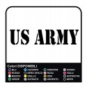 2 US ARMY STICKERS, Car Bumper Vinyl Sticker - 20 cm x 5 cm