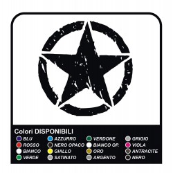 Sticker for Jeep Renegade US ARMY 20 CM