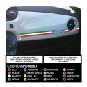 Autocollant FIAT 500 TRICOLORE autocollants fiat 500 plancia autocollants autocollants pour 500
