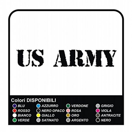 US ARMY STICKER Car Bumper Vinyl Sticker - 20 cm used