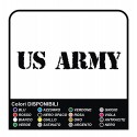 US ARMY STICKERS, Car Bumper Vinyl Sticker - 20 cm, WORN EFFECT