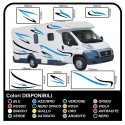 aufkleber für WOHNMOBILE WOHNWAGEN CARAVAN grafik vinyl SONNE, MÖWEN, MEER, HIMMEL kit komplett-TOP-QUALITY - grafik 10