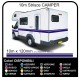 Adhésifs pour RV VINYLE BANDES de 10 MÈTRES pour LE camping-car CARAVANE Box bandes adhésives de camping - graphique 11