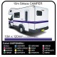 Adhesivos para la RV de VINILO FRANJAS de 10 METROS para la AUTOCARAVANA la CARAVANA Carro tiras adhesivas camper - gráfica 11