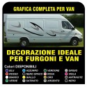 PEGATINAS PARA MERCEDES SPRINTER 311 LWB FURGONETA CAMPER DE GRÁFICOS IVECO PEGATINAS VAN KIT COMPLETO