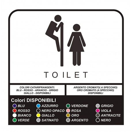 2 aufkleber wc wandaufkleber, Aufkleber, Wandbilder, Lustige sticker  toilette für geschäfte und ladenlokale