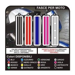 bandes adhésives pour le réservoir et le carénage de la moto, DUCATI, YAMAHA, HONDA, SUZUKI, APRILIA bandes adhésives de