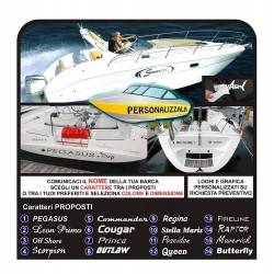 2 Pegatinas de nombres de barcos barco jetski yate de calcomanías para barco de vela barco barco de vela náutica