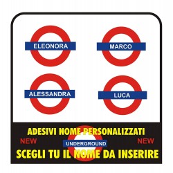 4 STICKERS, NAME UNDERGROUND BIKE RACING KART CAR MOTORCYCLE HELMET HELMET PERSONALISED STICKERS, tube stickers decals
