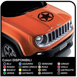 adhésif bonnet jeep renegade star consommé autocollant jeep renegade et wrangler