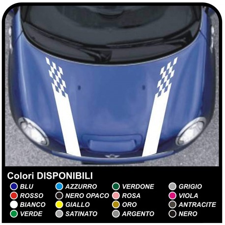 aufkleber motorhaube mini cooper countryman Auto-Viper-kit MOTORHAUBE COUNTRYMAN John-Cooper-ONE ALLE MODELLE