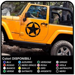adhesive side STAR military consumed for the Jeep WRANGLER RENEGADE and the WILLYS offroad DEFENDER 