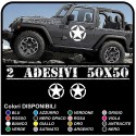 côté adhésif STAR militaire PORTE Jeep WRANGLER RENEGADE et de la WILLYS offroad DÉFENSEUR